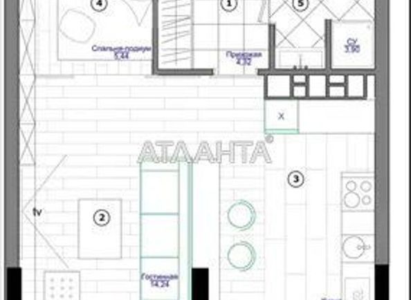 1-room apartment apartment by the address st. Zabolotnogo ak (area 36,0 m2) - Atlanta.ua - photo 12