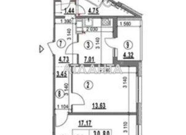 2-rooms apartment apartment by the address st. Koneva (area 56,6 m2) - Atlanta.ua - photo 18