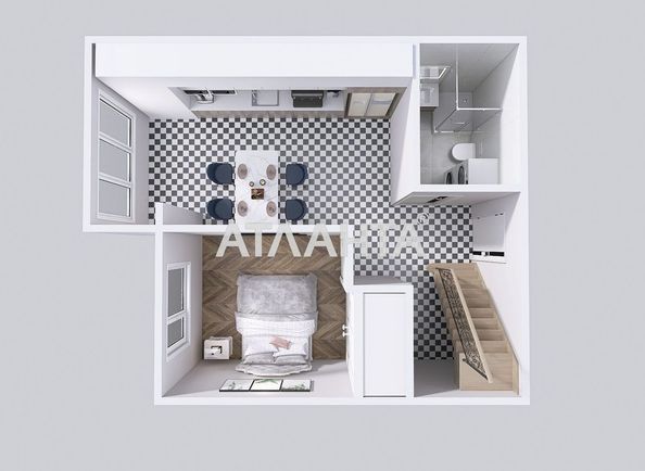 3-rooms apartment apartment by the address st. Dmitriya Lutsenko Kreysera Avrora (area 66 m²) - Atlanta.ua - photo 29