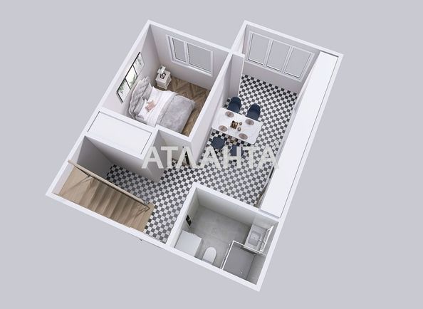 3-rooms apartment apartment by the address st. Dmitriya Lutsenko Kreysera Avrora (area 66 m²) - Atlanta.ua - photo 31