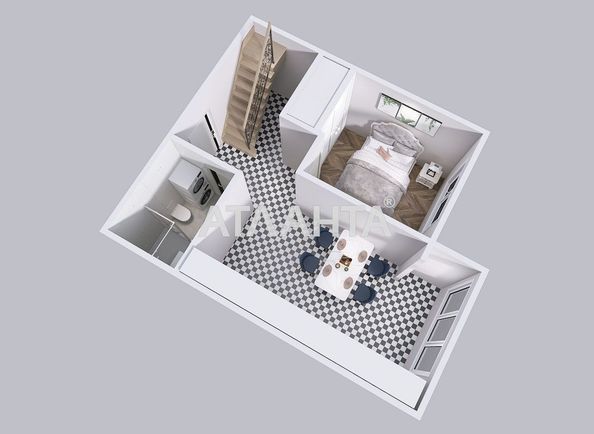 3-rooms apartment apartment by the address st. Dmitriya Lutsenko Kreysera Avrora (area 66 m²) - Atlanta.ua - photo 32