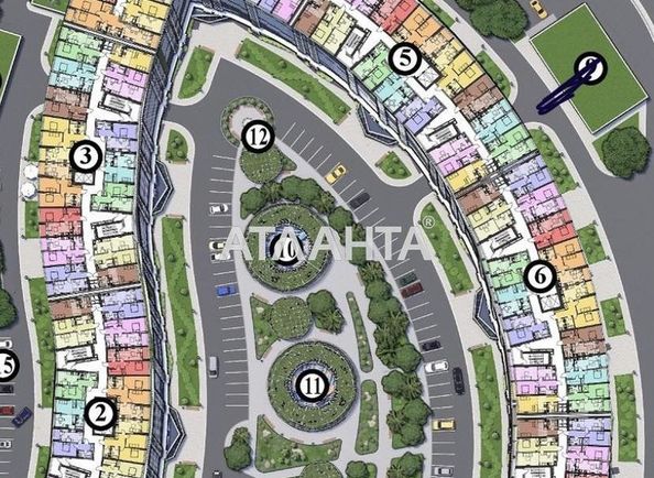 1-комнатная квартира по адресу Курортный пер. (площадь 45,2 м²) - Atlanta.ua - фото 13