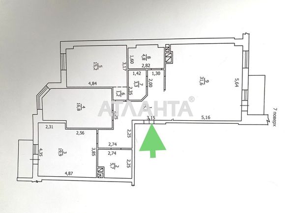 3-rooms apartment apartment by the address st. Zhabotinskogo Proletarskaya (area 116,0 m2) - Atlanta.ua - photo 5