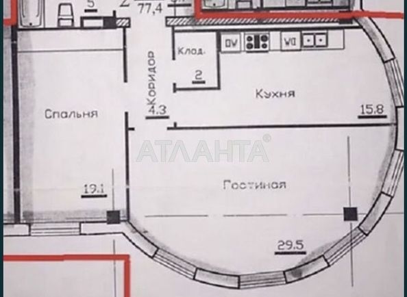 3-rooms apartment apartment by the address st. Ekaterininskaya (area 110,0 m2) - Atlanta.ua - photo 3