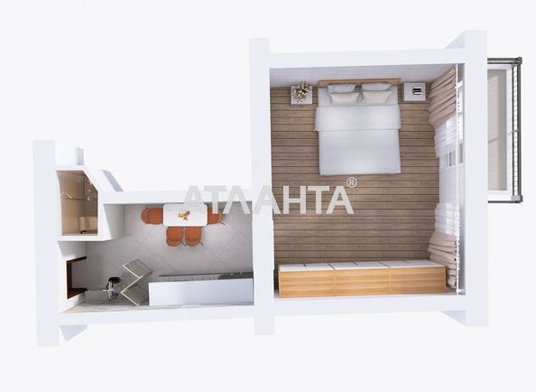 1-room apartment apartment by the address st. Olgievskaya Ak Pavlova (area 35 m²) - Atlanta.ua - photo 6