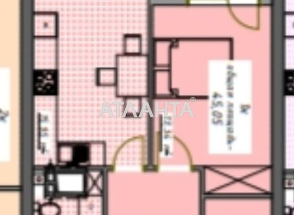 1-комнатная квартира по адресу Курортный пер. (площадь 45,7 м²) - Atlanta.ua - фото 2