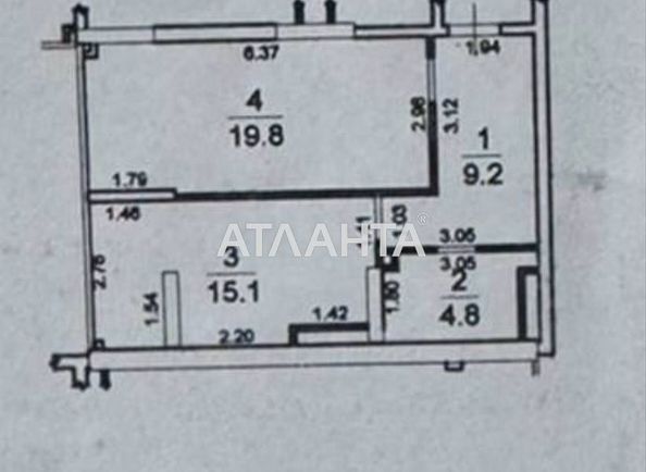 1-кімнатна квартира за адресою вул. Французький бульв. (площа 49 м²) - Atlanta.ua - фото 12