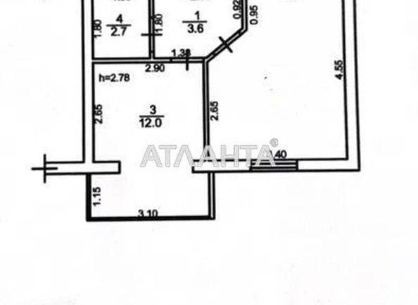 1-кімнатна квартира за адресою вул. Таврійська (площа 32,6 м²) - Atlanta.ua - фото 8