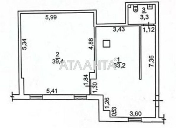 Коммерческая недвижимость по адресу Люстдорфская дор. (площадь 77,2 м2) - Atlanta.ua