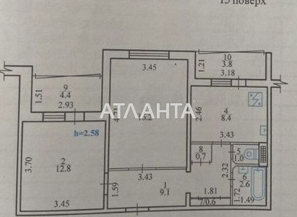 2-rooms apartment apartment by the address st. Kalinovaya (area 59,6 m2) - Atlanta.ua - photo 20