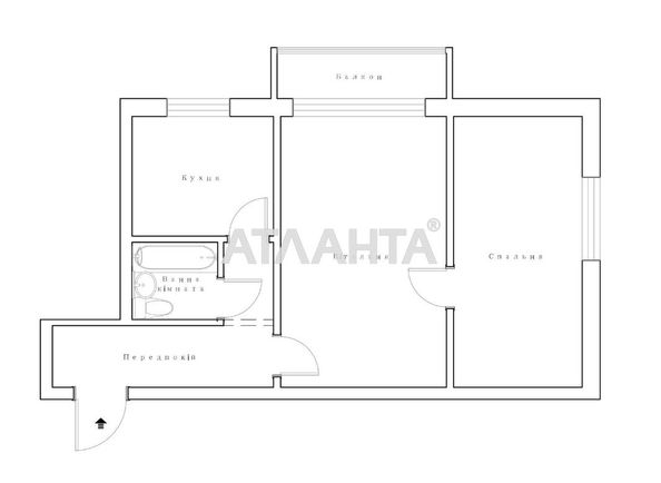 2-комнатная квартира по адресу ул. Градоначальницкая (площадь 45 м²) - Atlanta.ua - фото 23
