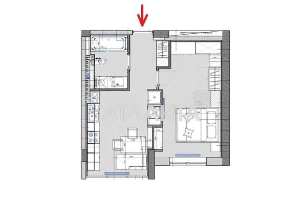 1-кімнатна квартира за адресою Небесної сотні пр. (площа 39,3 м²) - Atlanta.ua - фото 3