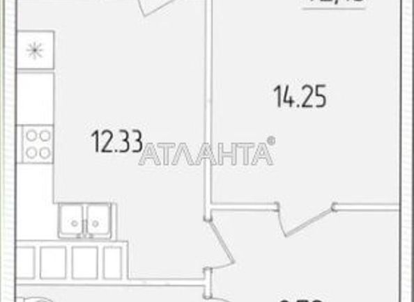 1-кімнатна квартира за адресою вул. Краснова (площа 42,0 м2) - Atlanta.ua - фото 2