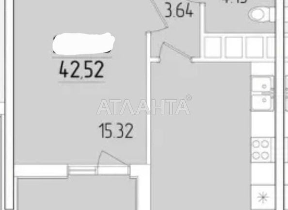 2-кімнатна квартира за адресою вул. Краснова (площа 42,5 м2) - Atlanta.ua - фото 4