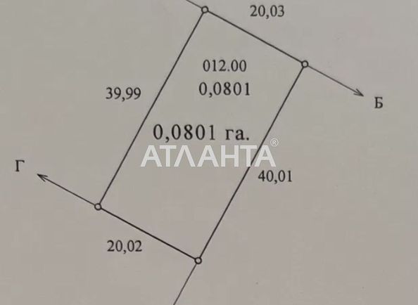 Landplot by the address st. Vinnichenko (area 8,0 сот) - Atlanta.ua