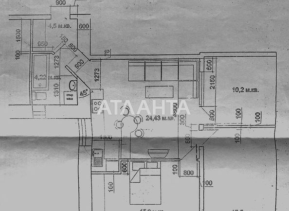3-комнатная квартира по адресу ул. Жуковского (площадь 73,0 м2) - Atlanta.ua - фото 13