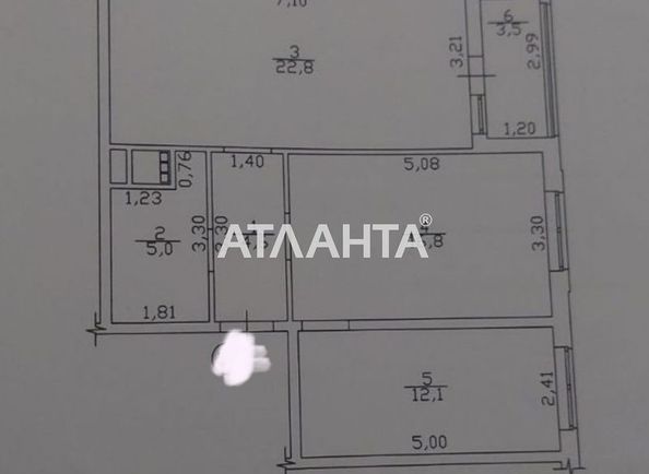 2-rooms apartment apartment by the address st. Mikhaylovskaya Industrialnaya (area 68,0 m2) - Atlanta.ua