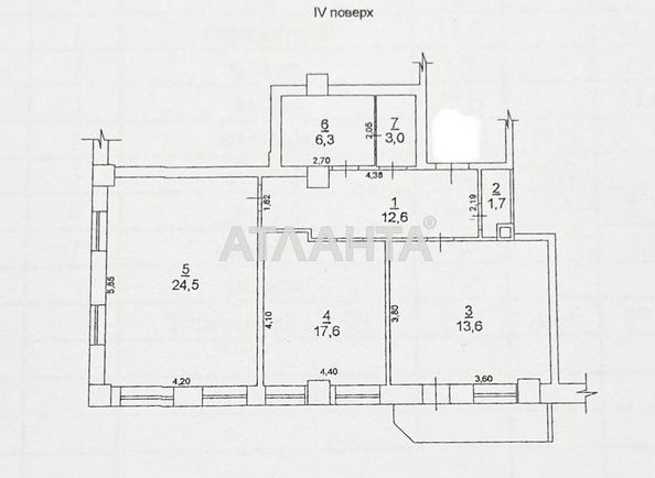 2-rooms apartment apartment by the address st. Solnechnaya (area 80,5 m²) - Atlanta.ua - photo 3