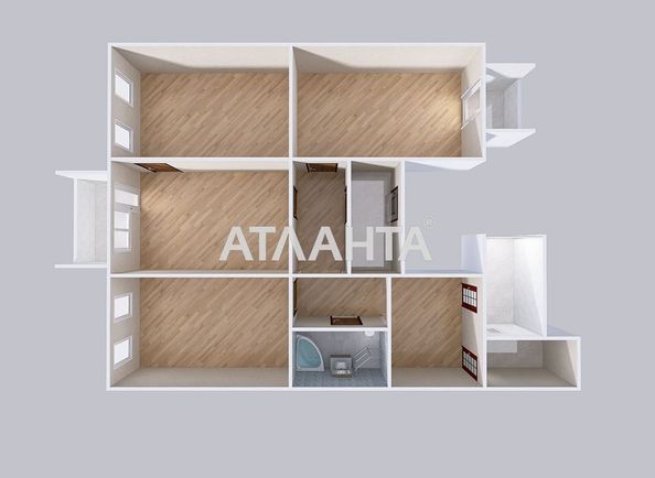 4+-rooms apartment apartment by the address st. Bazarnaya Kirova (area 120 m²) - Atlanta.ua - photo 22