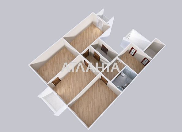 4+-rooms apartment apartment by the address st. Bazarnaya Kirova (area 120 m²) - Atlanta.ua - photo 25