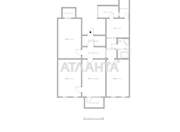 4+-rooms apartment apartment by the address st. Bazarnaya Kirova (area 120 m²) - Atlanta.ua - photo 28