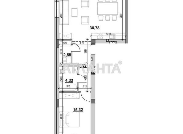 1-room apartment apartment by the address st. Rudnenska (area 61,3 m2) - Atlanta.ua - photo 10
