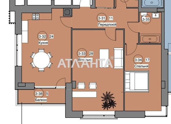 2-rooms apartment apartment by the address st. Yaroslavenka (area 100,0 m2) - Atlanta.ua - photo 10