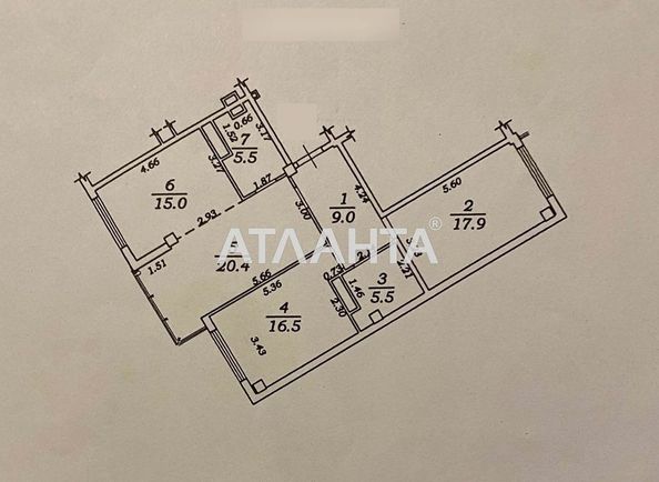 4+-rooms apartment apartment by the address st. Marselskaya (area 158,0 m2) - Atlanta.ua - photo 16