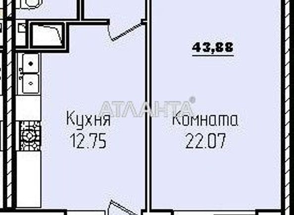 1-комнатная квартира по адресу ул. Генуэзская (площадь 44 м²) - Atlanta.ua - фото 11