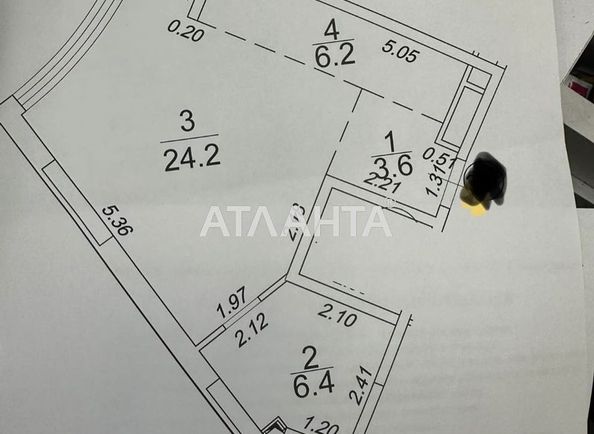 1-комнатная квартира по адресу ул. Каманина (площадь 44,0 м2) - Atlanta.ua - фото 10