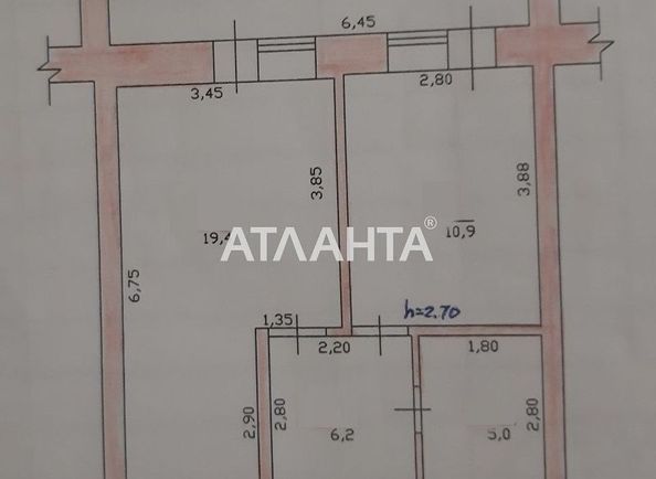 1-room apartment apartment by the address st. Tsentralnaya (area 47,0 m2) - Atlanta.ua - photo 5