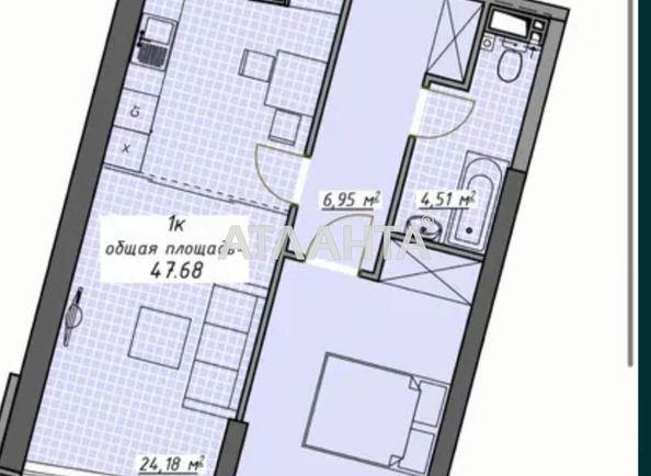 1-room apartment apartment by the address st. Kurortnyy per (area 47,7 m2) - Atlanta.ua - photo 3