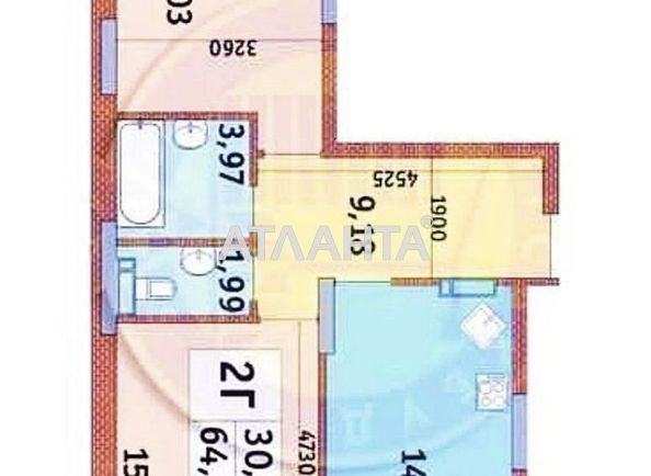 2-комнатная квартира по адресу ул. Дубищанская (площадь 68 м²) - Atlanta.ua - фото 15