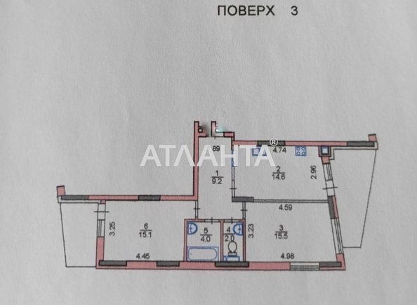 2-rooms apartment apartment by the address st. Dubishchanskaya (area 65,0 m2) - Atlanta.ua - photo 13