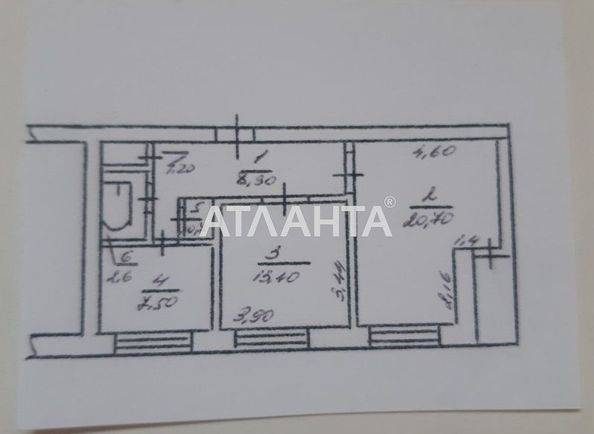 2-rooms apartment apartment by the address st. Gagarina (area 56,0 m2) - Atlanta.ua - photo 31