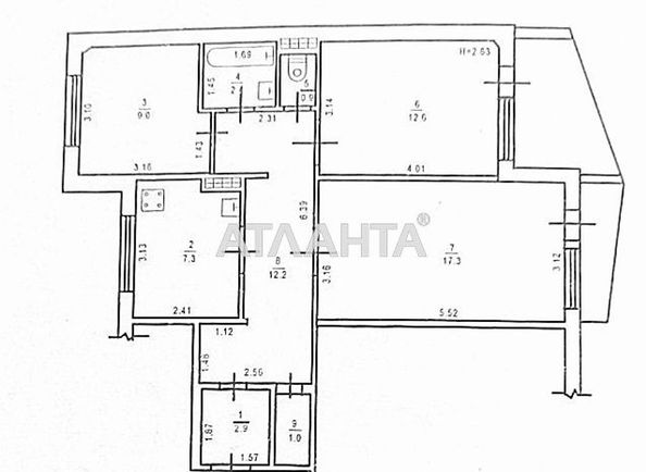 3-rooms apartment apartment by the address st. Koroleva ak (area 68,8 m2) - Atlanta.ua - photo 7