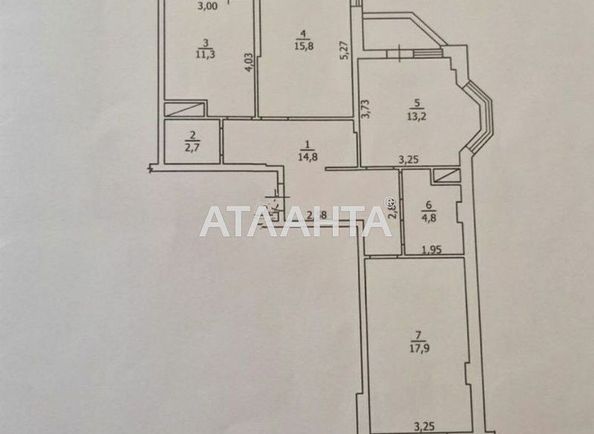 3-комнатная квартира по адресу ул. Балковская (площадь 83,5 м²) - Atlanta.ua - фото 2