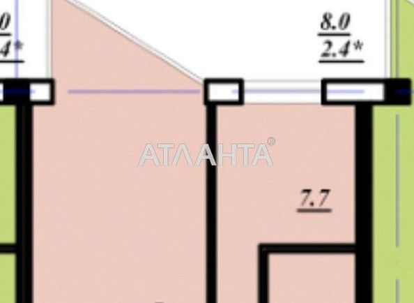 1-кімнатна квартира за адресою Тополиний пров. (площа 34,4 м2) - Atlanta.ua - фото 11