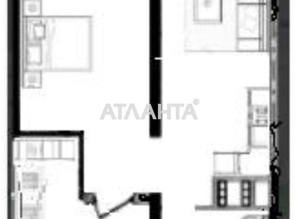 1-комнатная квартира по адресу Гагарина пр. (площадь 42,0 м2) - Atlanta.ua - фото 4