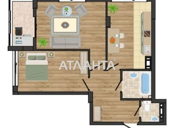 2-rooms apartment apartment by the address st. Nikolaevskaya (area 64,1 m2) - Atlanta.ua - photo 6