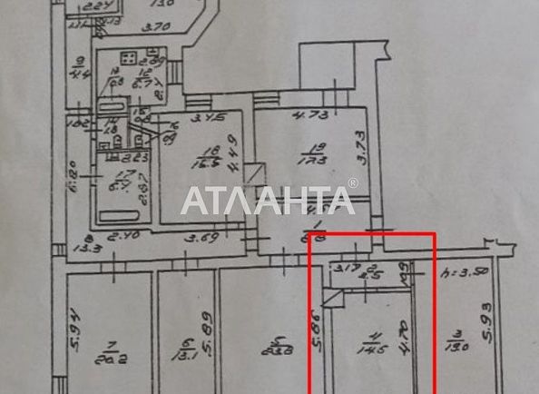 Коммунальная квартира по адресу ул. Ольгиевская (площадь 14,6 м²) - Atlanta.ua - фото 13
