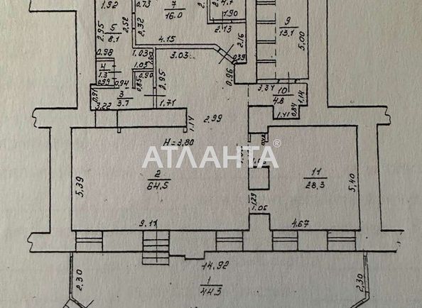 Коммерческая недвижимость по адресу Чайковского пер. (площадь 195,5 м2) - Atlanta.ua
