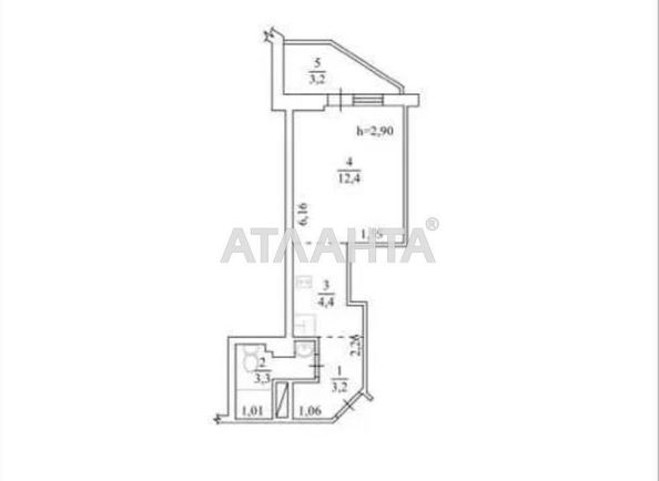 1-кімнатна квартира за адресою Люстдорфська дор. (площа 26,5 м²) - Atlanta.ua - фото 8