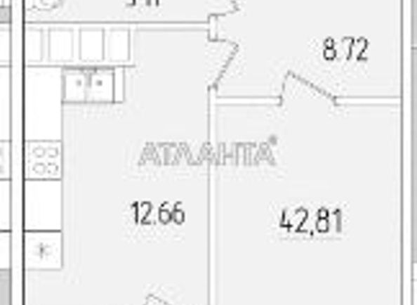 1-room apartment apartment by the address st. Krasnova (area 42,8 m²) - Atlanta.ua - photo 2