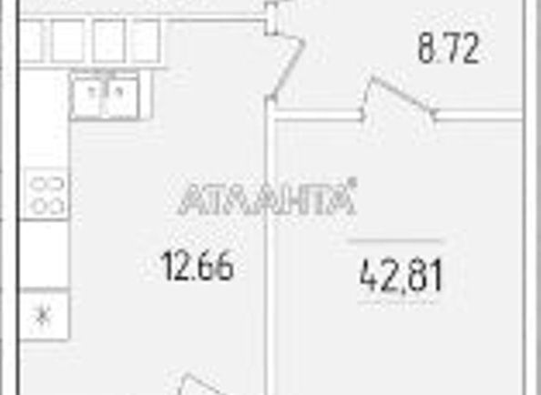 1-room apartment apartment by the address st. Krasnova (area 42,8 m²) - Atlanta.ua - photo 2