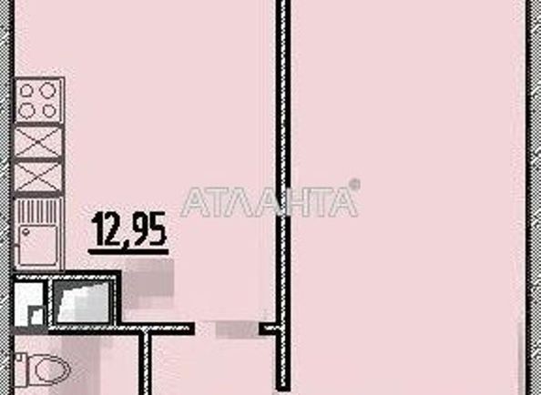 2-комнатная квартира по адресу ул. Жемчужная (площадь 41,3 м2) - Atlanta.ua - фото 14
