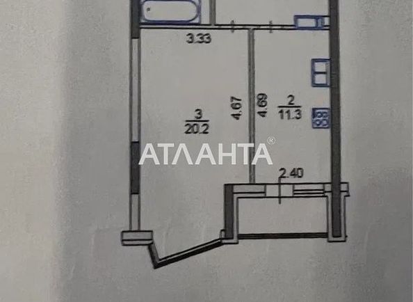 1-room apartment apartment by the address st. Ul Dragomanova (area 55,0 m2) - Atlanta.ua - photo 9