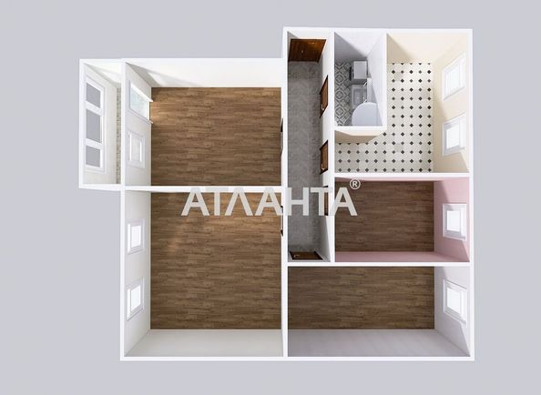 Многокомнатная квартира по адресу Елисаветградский пер. (площадь 96,2 м²) - Atlanta.ua - фото 29