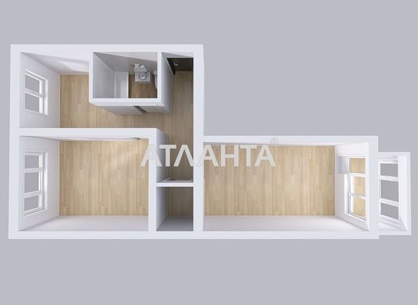 2-rooms apartment apartment by the address st. Ivana i Yuriya Lipy Gaydara (area 50 m²) - Atlanta.ua - photo 17