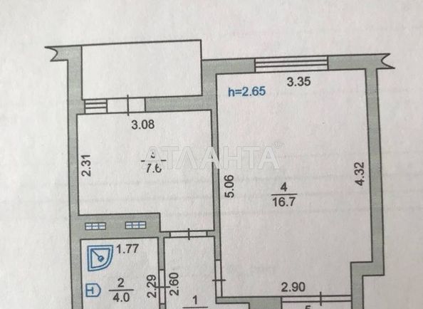 1-room apartment apartment by the address st. 1 maya (area 37,0 m2) - Atlanta.ua - photo 5
